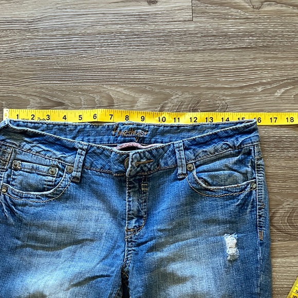 Amethyst Jeans Light Blue Flare Denim - Picture 7 of 8